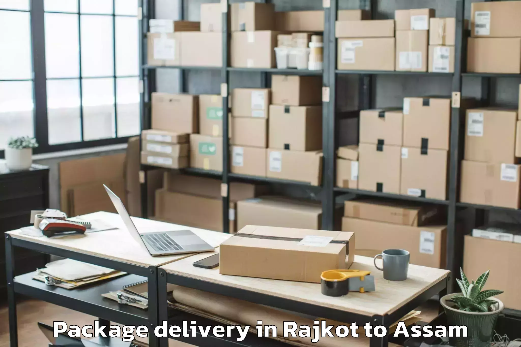 Leading Rajkot to Mariani Package Delivery Provider